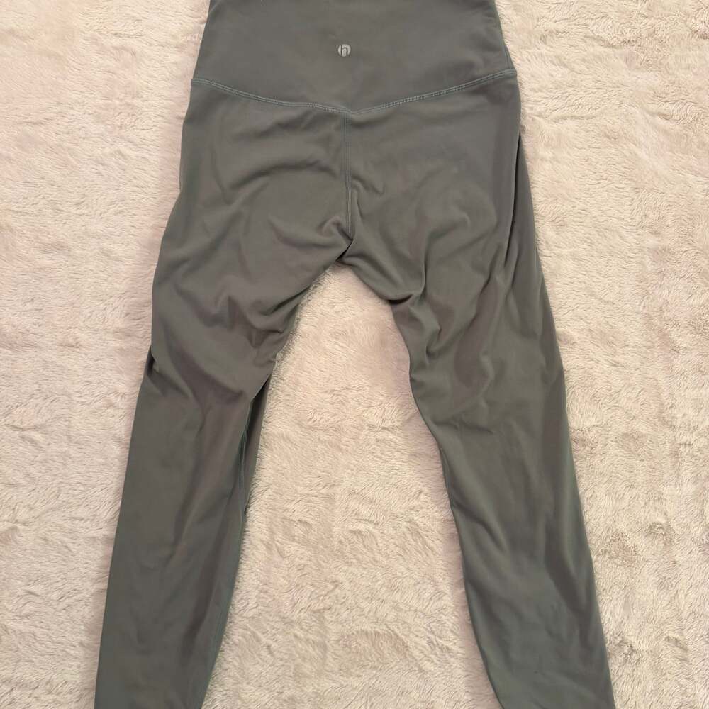 HeyNuts Essential 7/8 Leggings Everglade Teal Women’s Small S 4-6 High Waisted
